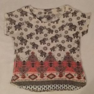elephant good luck boho cotton short sleeve usa